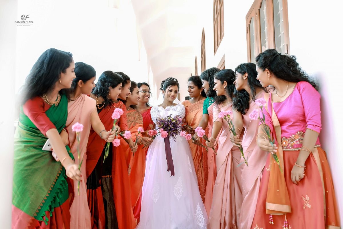 Bride With Friends 